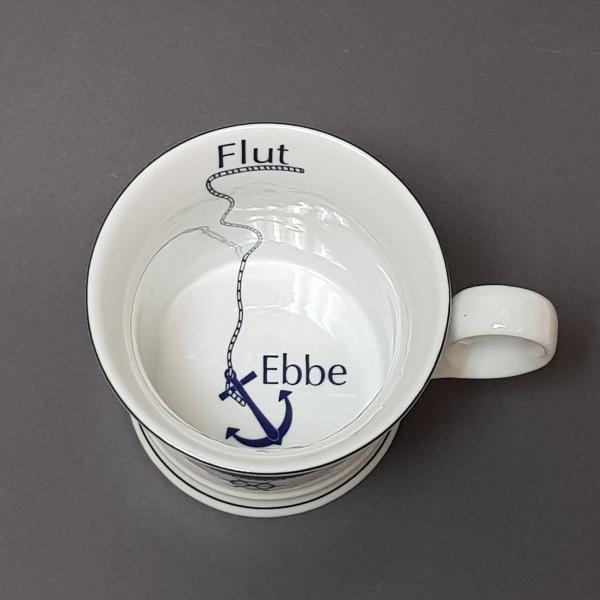 Gravurbecher Porzellanbecher-Knotenbecher gerade